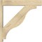 Ekena Millwork Funston Block Rough Sawn Outlooker, Douglas Fir, 6"W x 32"D x 32"H OUT06X32X32FST05RDF - alternate 3